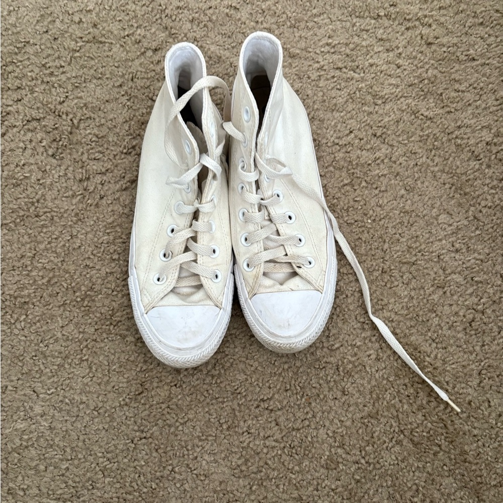 Converse High-Top Sneakers in White